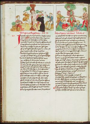 The tortures of Christ: Christ is flagellated
