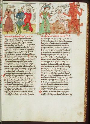 Lamech is rebuked and beaten by his wives
