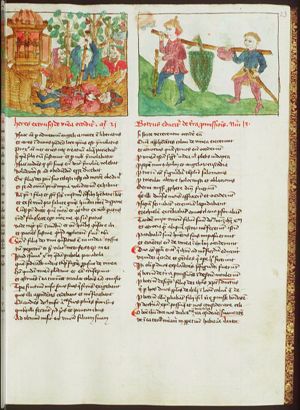 Parable of the vineyard: the servants cast the lord's son out of the vineyards and kill him