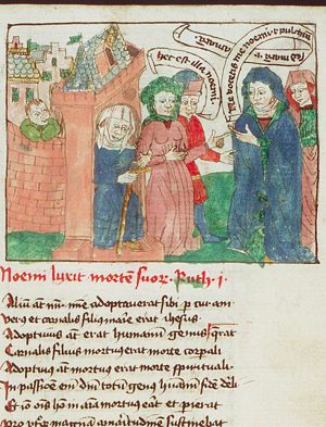 Arriving at Bethlehem with Ruth, Naomi tells the people to henceforth call her Mara (bitter) instead of Naomi