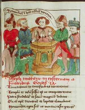 Joseph is thrown into a pit