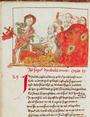 Harrowing of Hell: Christ leaves hell and liberates the souls