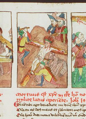 Stations of the cross (10): Christ is nailed to the cross