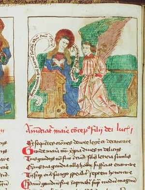 Seven joys of Mary (1): Annunciation