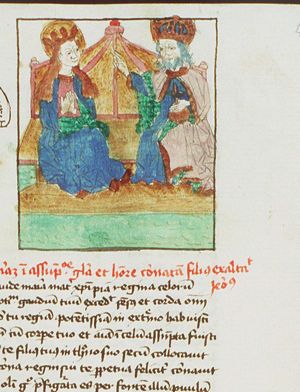 Seven joys of Mary (7): Mary and Christ enthroned