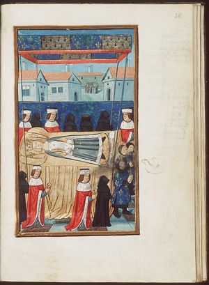 Entry of the body of Anne of Brittany (Bretagne) in Paris
