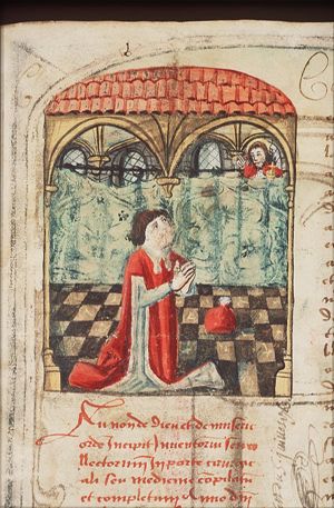Author praying to God