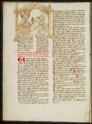 Christ as Salvator Mundi, making a blessing gesture and holding an orb with a cross, faces the devil