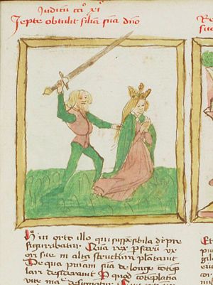 Jephthah sacrifices his daughter