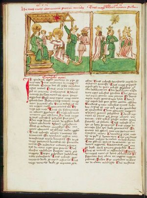 The adoration of the Christ-child by the Magi