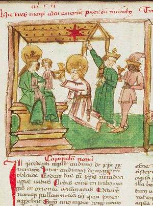 The adoration of the Christ-child by the Magi