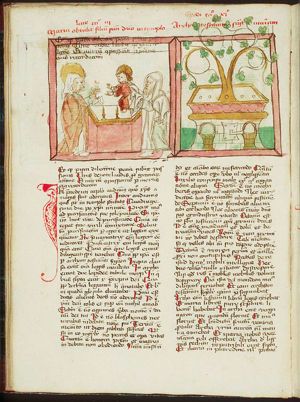 Presentation in the temple: Mary presents the Christ-child to Simeon