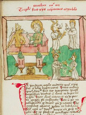 Three temptations of Christ