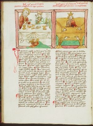 The Supper at Bethany: St. Mary Magdalene anoints Christ's feet
