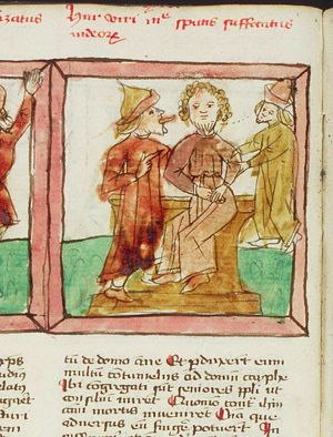 Hur dies choked when spit upon by the Israelites for refusing to adore the golden calf