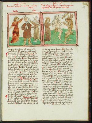 Lamech is rebuked and beaten by his wives