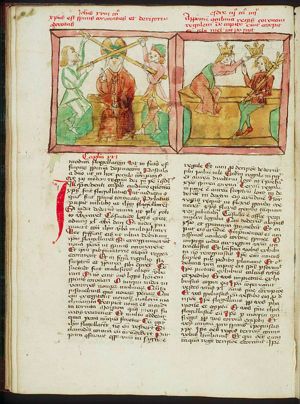 The tortures of Christ: Christ is crowned with thorns