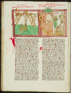 The Crucifixion: Christ is nailed to the cross