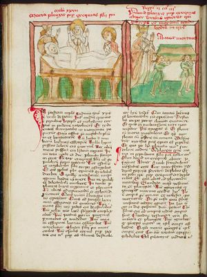 The entombment of Christ