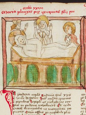 The entombment of Christ
