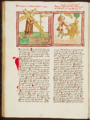 Harrowing of Hell: Christ leaves hell and liberates the souls