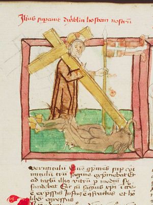 Harrowing of Hell: Christ leaves hell and liberates the souls
