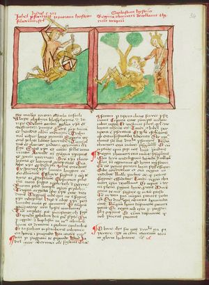 Jael kills the sleeping Sisera by hitting a nails through his temple