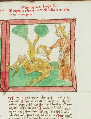The vengeance of Tomyris: Tomyris with the head of king Cyrus