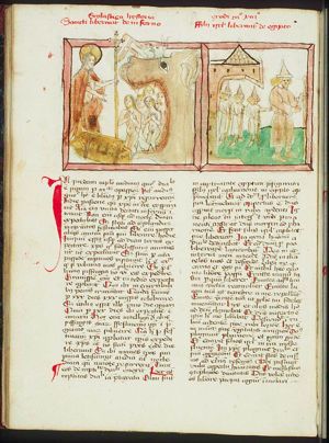 Harrowing of Hell: Christ leaves hell and liberates the souls