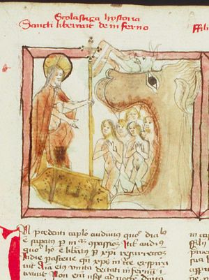 Harrowing of Hell: Christ leaves hell and liberates the souls