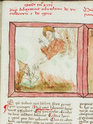 God miraculously rescues Abraham from the 'fire of the Chaldeans'