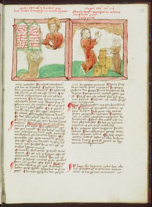 Moses receives the Tables of the Law