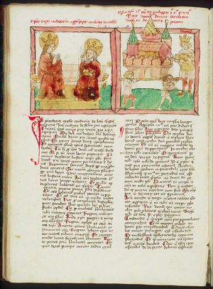 Christ and Mary, crowned and enthroned