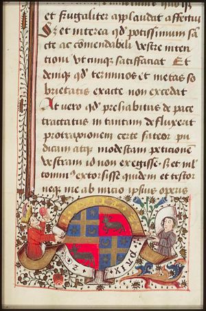 Coats of arms of Robert le Pèle and Mons Wattena