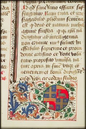Coats of arms of Robert le Pèle and Mons Wattena