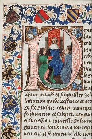 Presentation of the Book and Sword by Charles the Bold