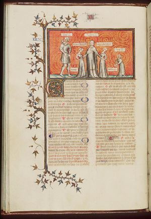 Virtuousness accompanied by Willingness or Benevolence and Knowledge, between the vices Abundance and Default