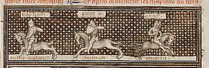 Fortitude between the vices Fierceness and Cowardice