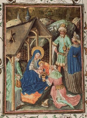 The adoration of the Christ-child by the Magi