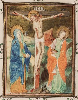 Crucifixion, with Mary and St. John