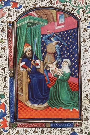 The massacre of the Innocents: Herod's men kill the newborn boys of Bethlehem