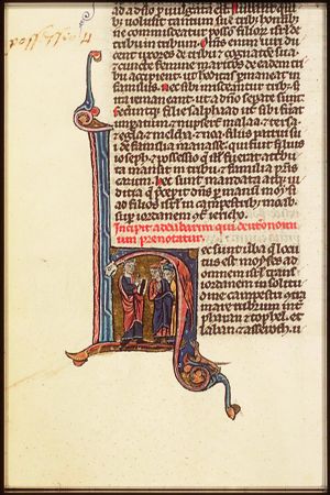 Moses teaching the Israelites the law of God