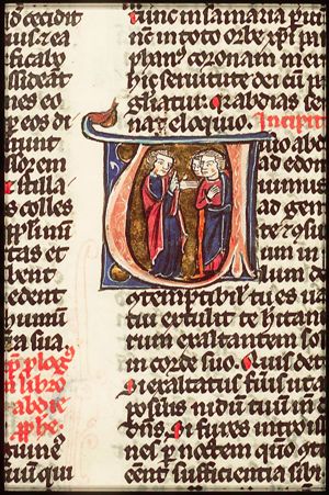 Obadiah prophesying
