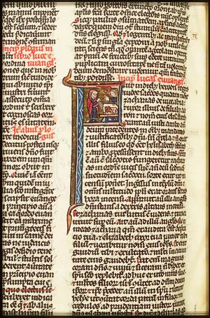 Annunciation of the birth of St. John the Baptist to Zacharias