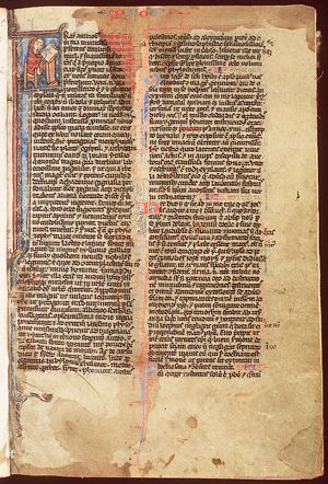 St. Jerome writing
