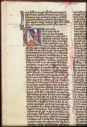 Job on the dung-hill visited by his wife