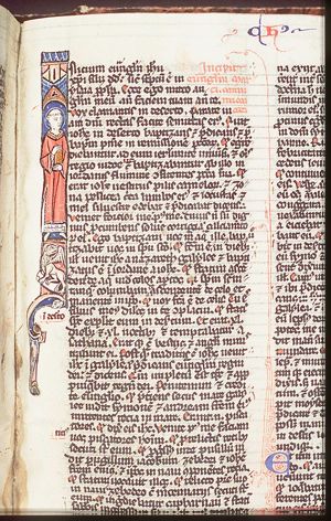 St. Mark with his symbol: lion