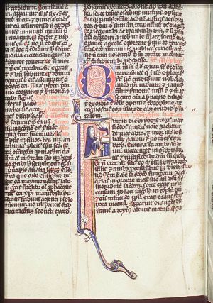Annunciation of the birth of St. John the Baptist to Zacharias