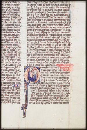 St. John the Evangelist writing