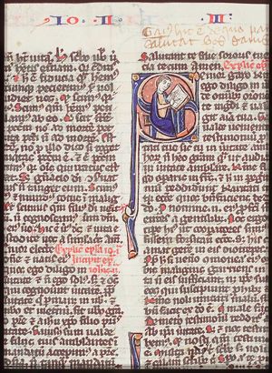 St. John the Evangelist writing